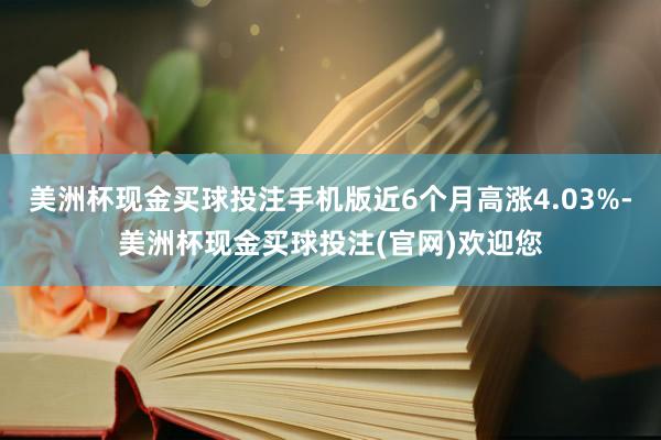 美洲杯现金买球投注手机版近6个月高涨4.03%-美洲杯现金买球投注(官网)欢迎您